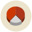 Круговая диаграмма 3D icon