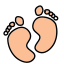 赤ちゃんの足跡 icon