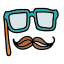 Masque de moustaches icon