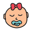 Sleeping Baby Girl icon