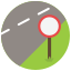 Route fermée icon