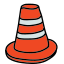 Cone de obras icon