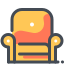 寝台椅子 icon