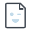 Winking Document icon