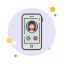 ブルネットガールの電話 icon
