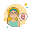 Girl and Target icon