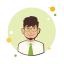 Man in Green Tie icon