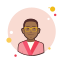 Man in Pink Jacket icon