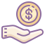 Coin in Hand icon