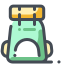 Touristischer Rucksack icon