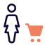 Bulk group buying option on a e-Commerce website portal icon