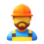 Worker Beard icon