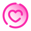 Love Circled icon