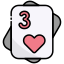 49 Three of Heart icon