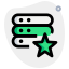 Star rated enterprise edition of server computers icon