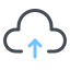 Zur Cloud hochladen icon