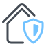 Smart Home Schild icon