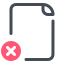 Delete File icon