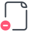 File Delete icon