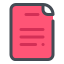 File rosso icon