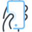 Écran tactile smartphone icon