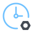 Paramètres d&#39;horloge icon