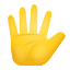 指で手を広げた絵文字 icon