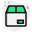 Parcel box ready for delivery and shipping icon