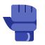 MMA-Kämpfer-Handschuh icon