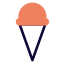 Ice cream cone store and other dessert items icon