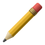 연필 이모티콘 icon