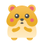 Hamster mignon icon