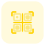 Qr code for product information and payment method icon