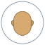 Circled User Neutral Skin Type 5 icon