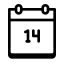 Calendrier 14 icon