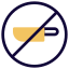 No sharp objects or knife allowed traveling on flight icon