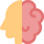 Human brain new ideas concept of new start up icon