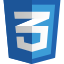 Cascading style sheets language used for describing the presentation of a document icon