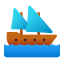 Barco à vela médio icon