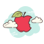 물린 애플 icon
