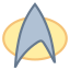 Símbolo de Star Trek Nova Geração icon