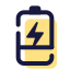 充電中、バッテリー残量低下 icon