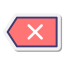 Cancella Simbolo icon