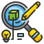 Magnifying icon