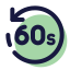 Última 60 Sec Filled icon