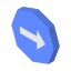 Circled Right icon