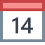 Calendário 14 icon