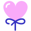 Ballon en coeur icon