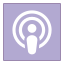 Podcasts Apple icon