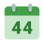 Календарная неделя 44 icon